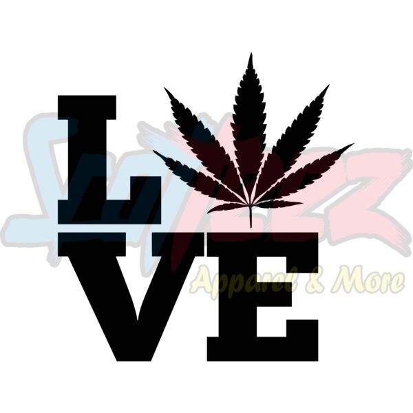 Marijuana Leaf Love